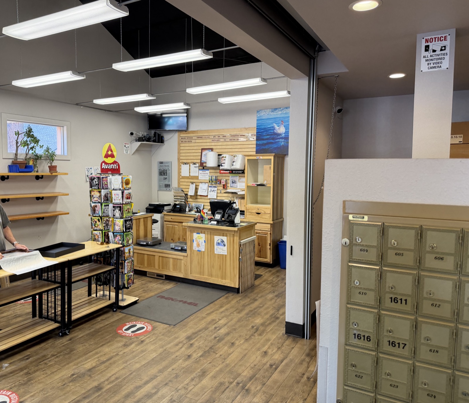 Inside Pak Mail. Photo: Morgan Linton
